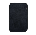 A soft black after-sex towel ready for Post-Intimacy clean-up.