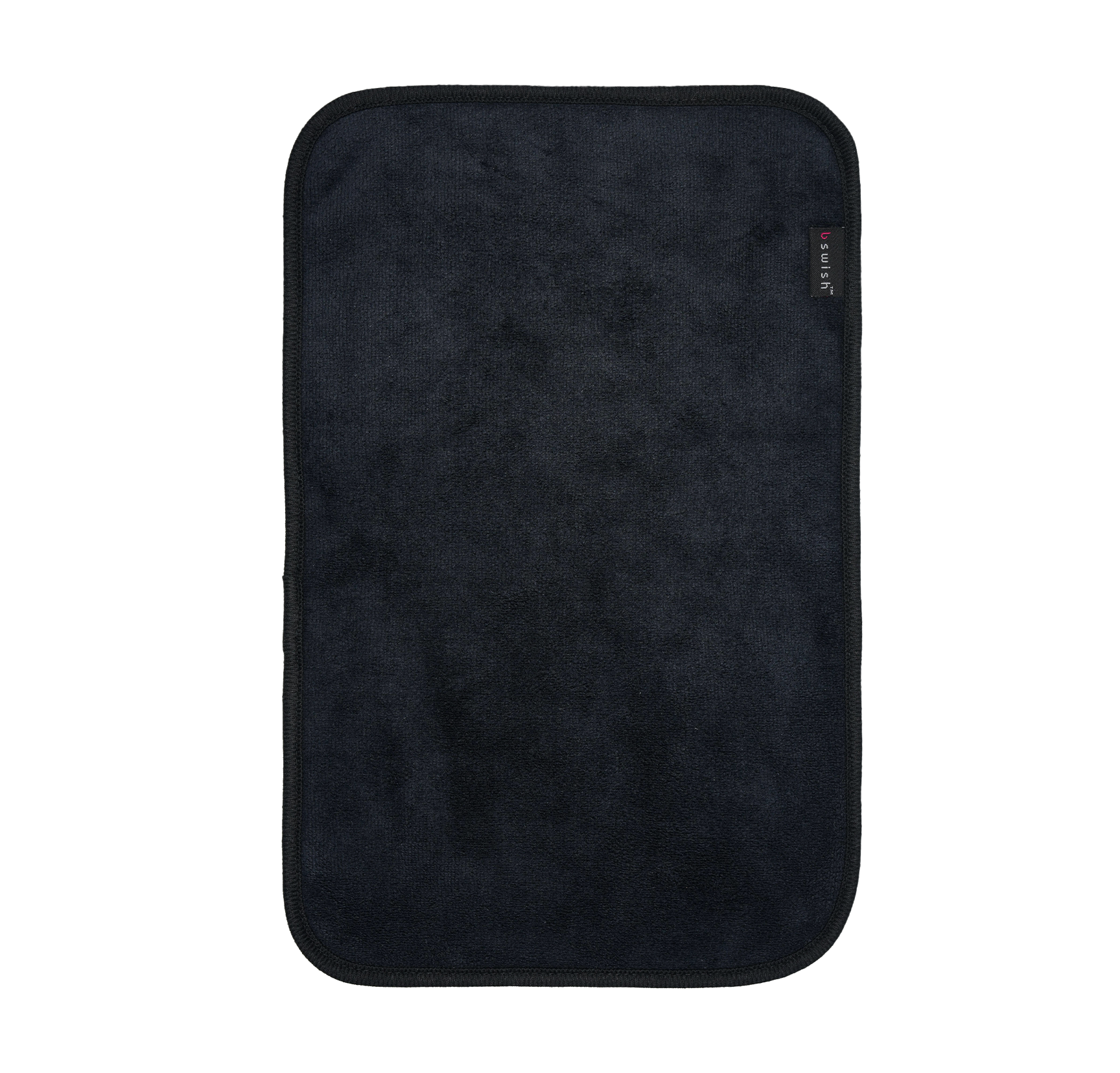 A soft black after-sex towel ready for Post-Intimacy clean-up.