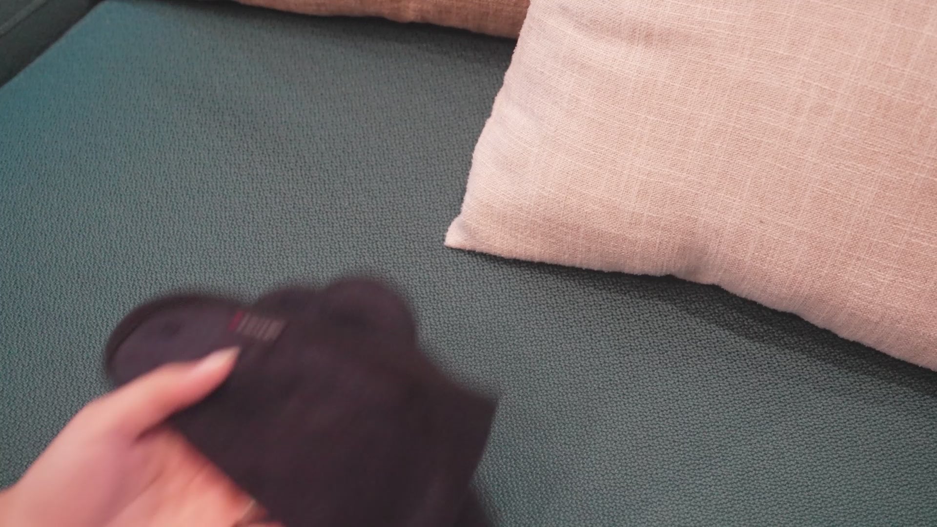 A video of a soft black after-sex towel showing it's functionality, great  for Post-Intimacy clean-up.